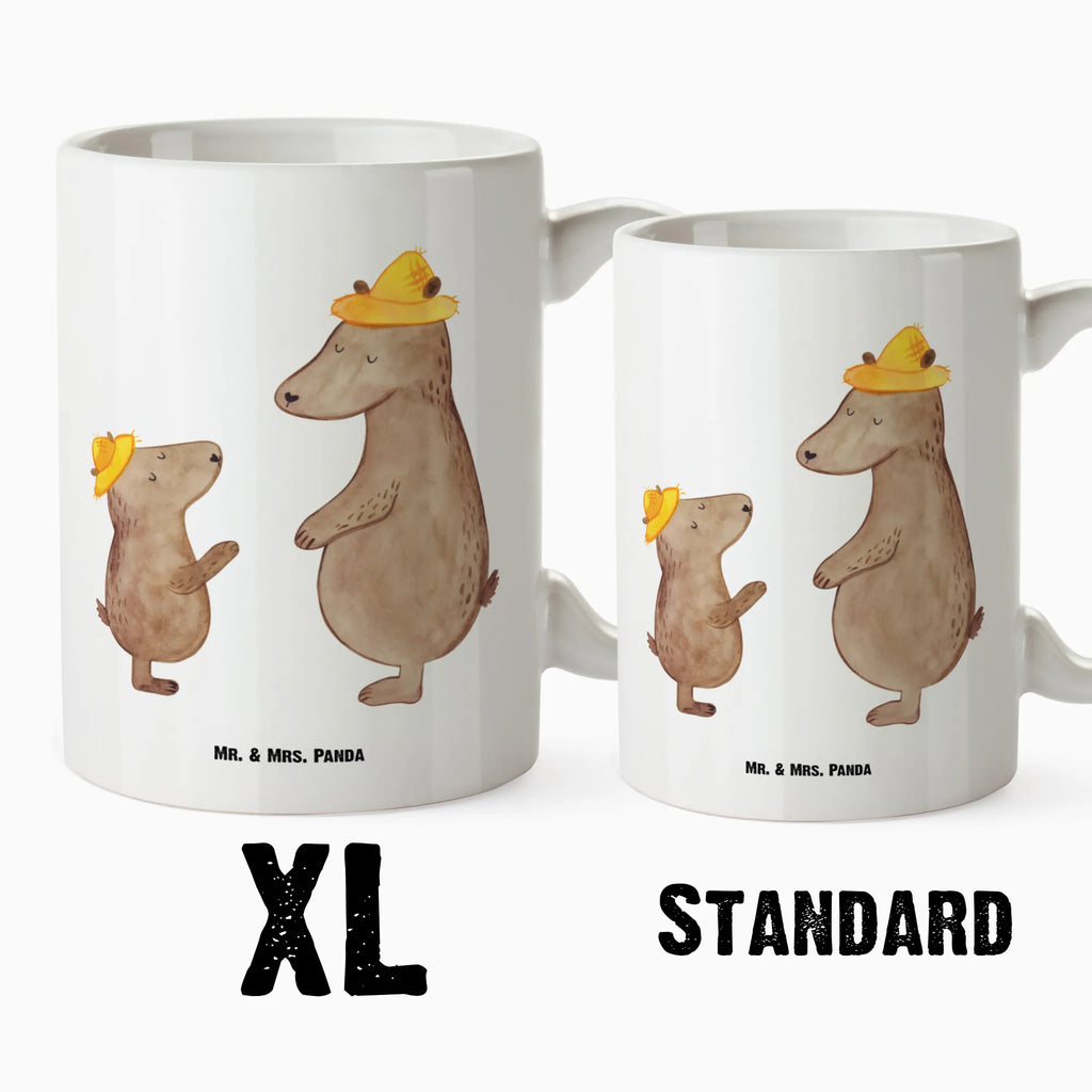 XL cup Bears with hats Family, Father's Day, Mother's Day, brother, sister, Mom, Dad, dad, bear, family, child, father-son, role model, father, father's day, daddy, favourite person, sons, children, son