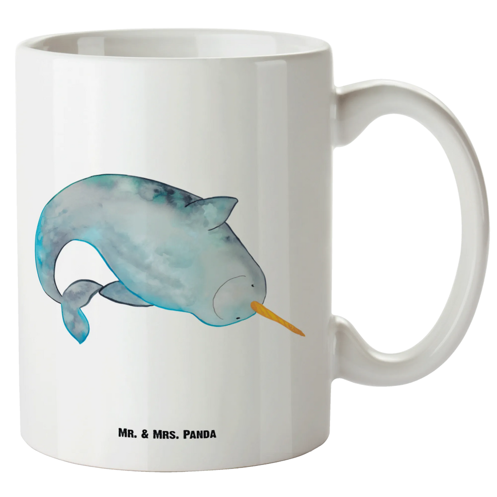 XL kubek Narwal Zwierzeta morskie, Morze, Wakacje