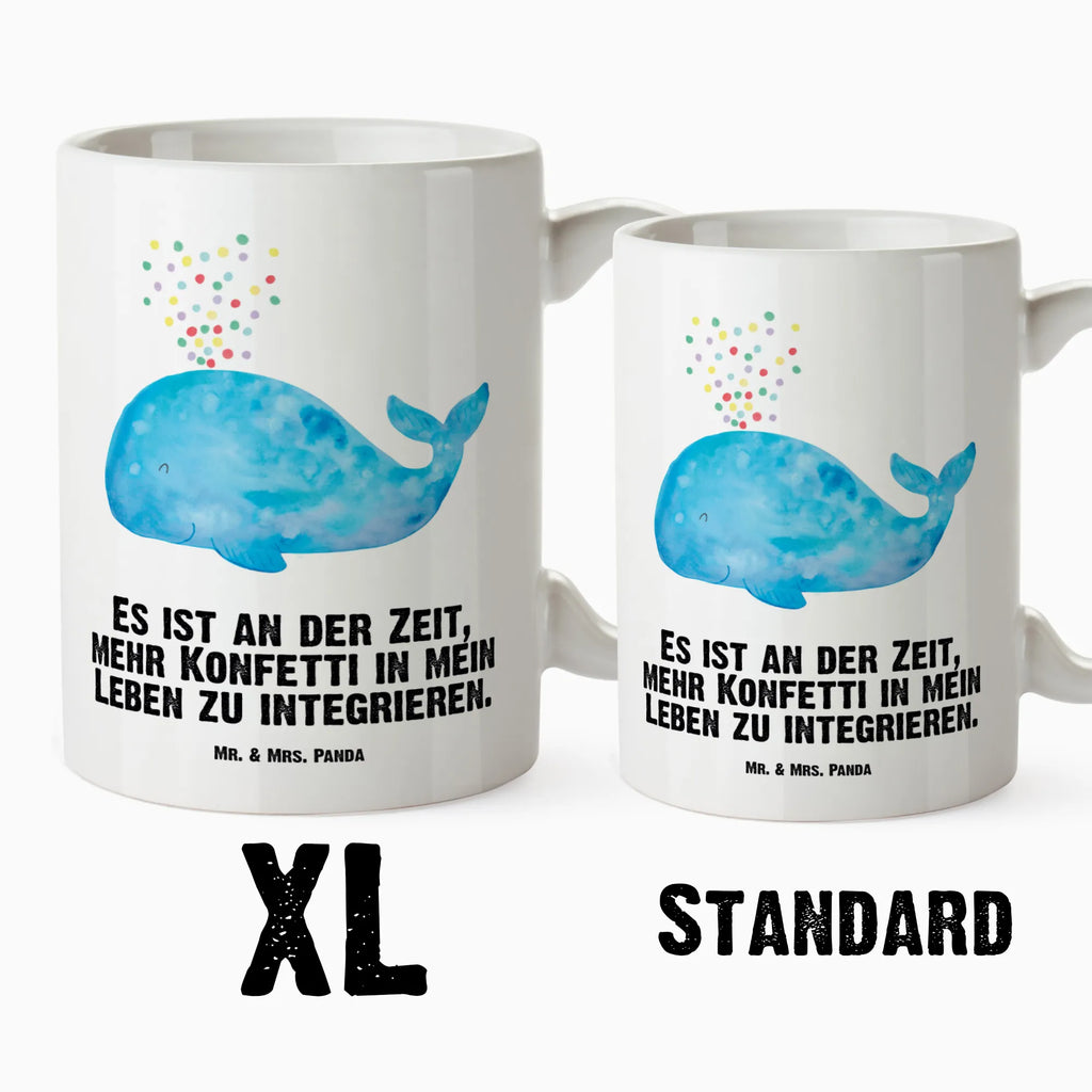 XL cup whale confetti Seafood, aquatic animals, ocean, sea, fish, shells, corals, reef, whale, narwhal, sea urchin, lobster, platypus, turtle, manatee, crocodile, orca, shrimp, gifts for seafood lovers, water world, underwater animals, underwater world, vacation, deep sea, seafood fans, gift ideas, seafood decoration, seafood posters, new start, period of life, new beginning, confetti, whales, losing weight, birthday, separation, Whale, diet, motivation