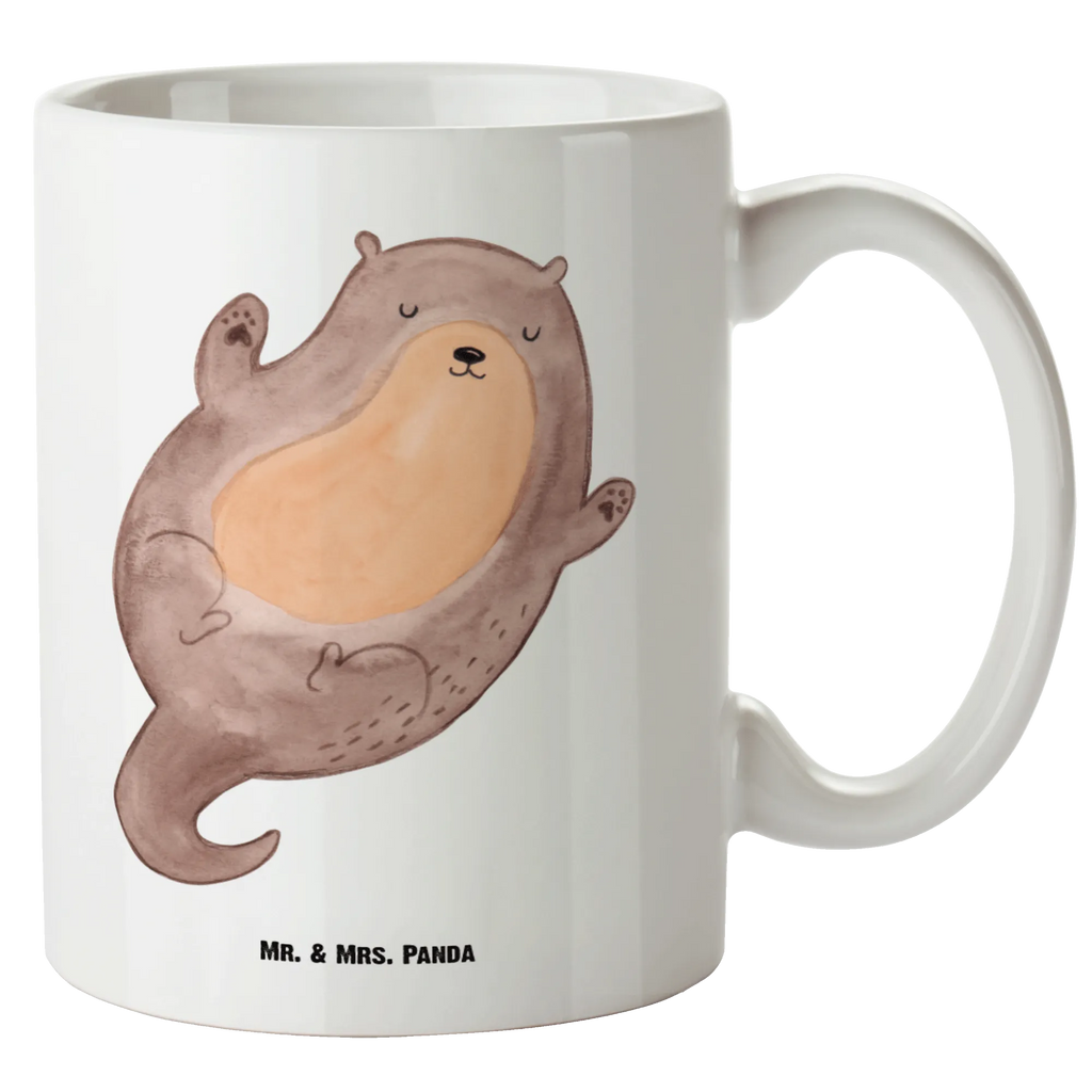 XL cup otter Embrace otter, marten, sea otter, European otter, water mammal, aquatic animal, baby otter, predator, water, otter gifts, animal lover, gift ideas for animal lovers, animal, mammal, water animal, gifts for people in love, Otter Sea Otter Lake Otter