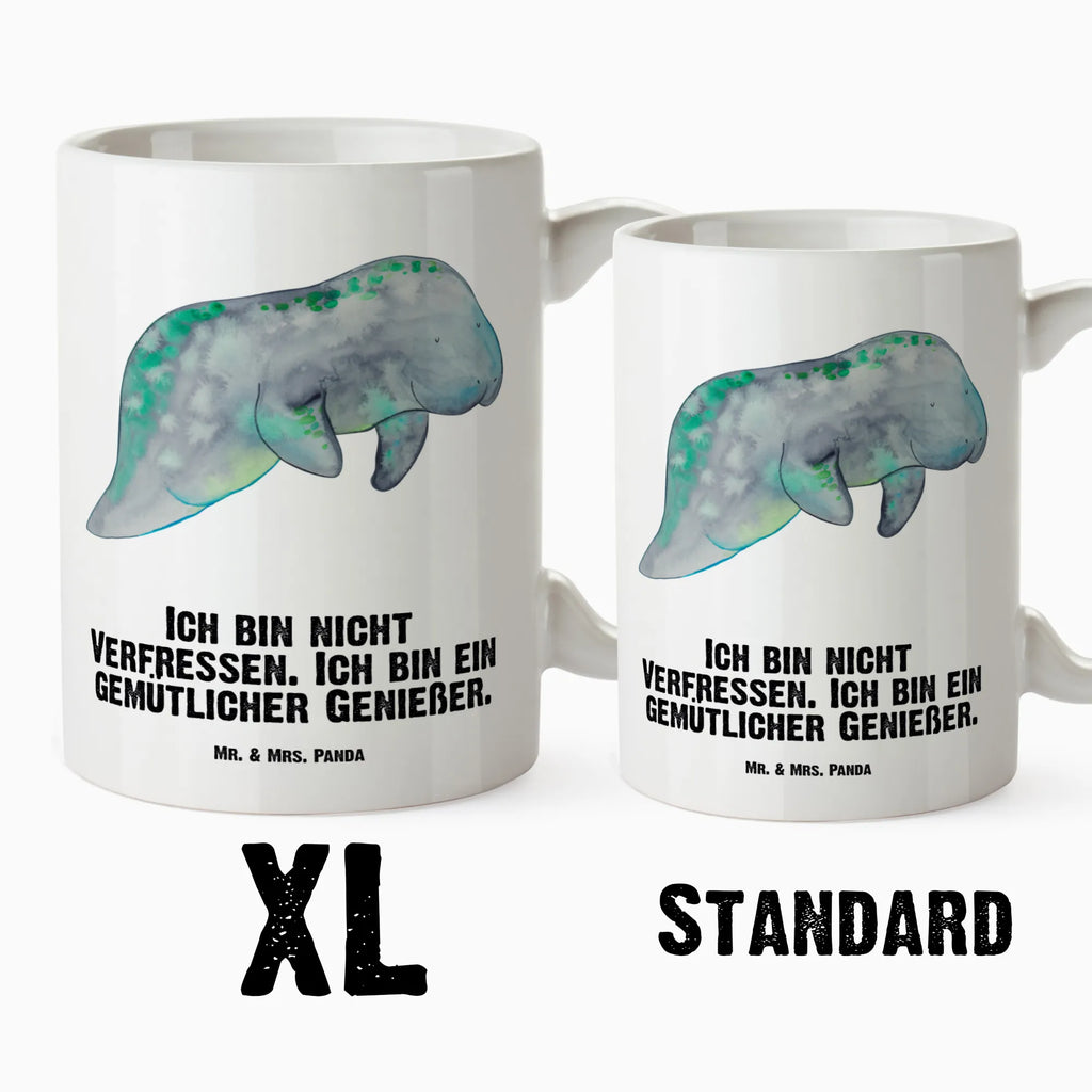 XL cup manatee Relax Seafood, aquatic animals, ocean, sea, fish, shells, corals, reef, whale, narwhal, sea urchin, lobster, platypus, turtle, manatee, crocodile, orca, shrimp, gifts for seafood lovers, water world, underwater animals, underwater world, vacation, deep sea, seafood fans, gift ideas, seafood decoration, seafood posters, food, diet, sweets, losing weight, diet mania, sugar, manatees