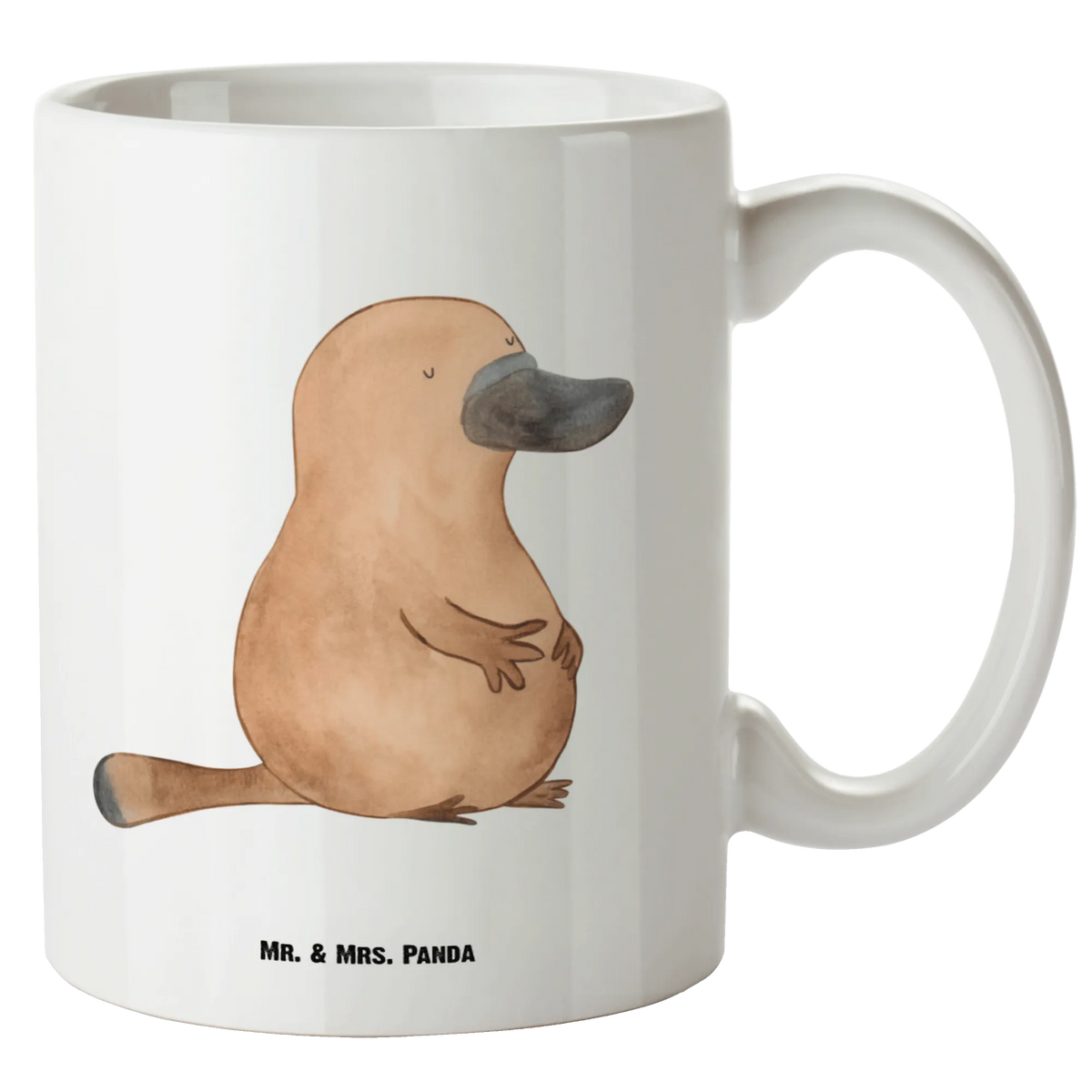 XL cup platypus courage gift ideas, vacation, Seafood, aquatic animals, ocean, shells, corals, reef, whale, narwhal, sea urchin, lobster, platypus, manatee, crocodile, shrimp, gifts for seafood lovers, water world, underwater animals, underwater world, deep sea, seafood fans, seafood decoration, seafood posters, new beginning, Platypus, new start, world trip, work, brave, courage, wisdom