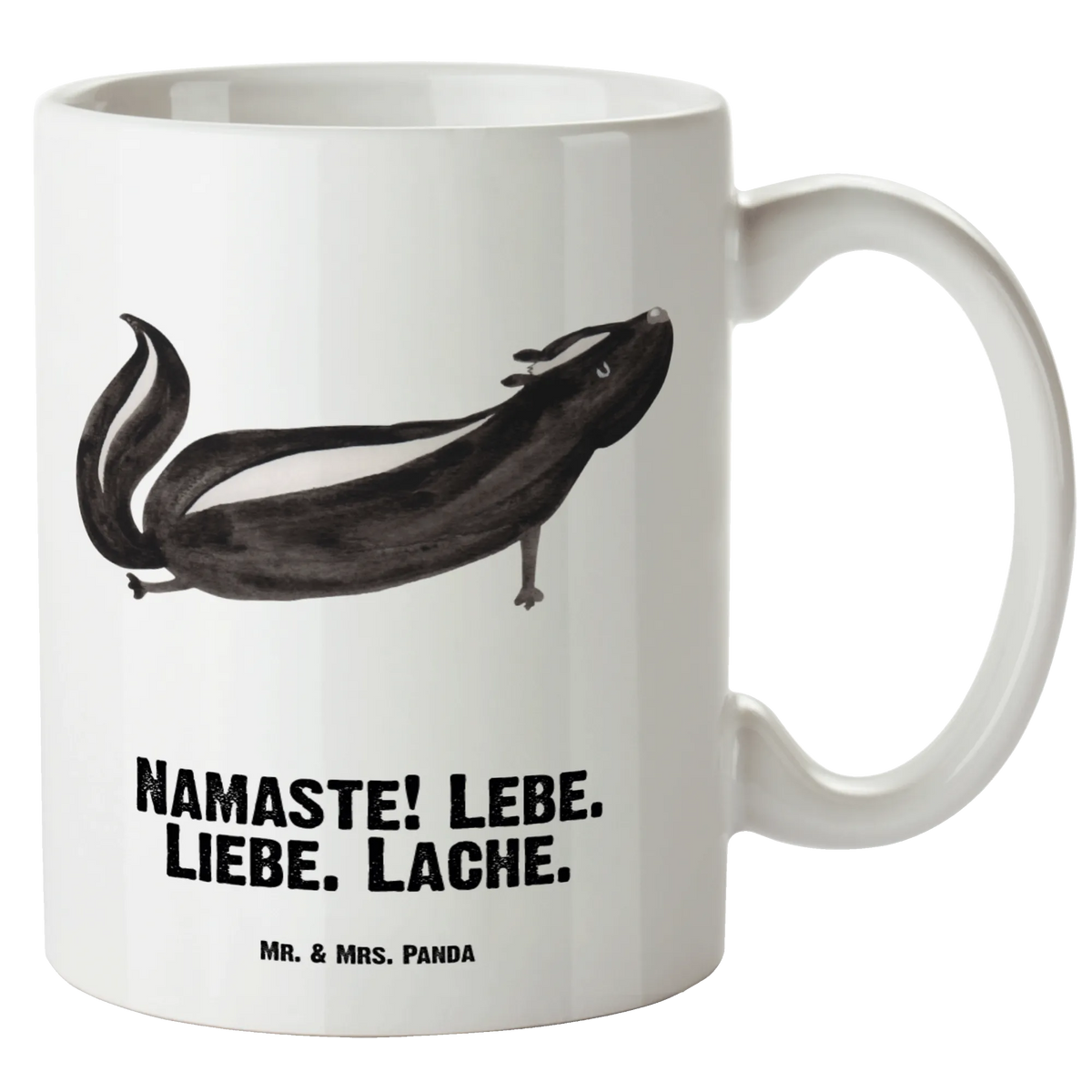 XL cup skunk yoga Live, Laugh, Wild animal, Stinky, Predator