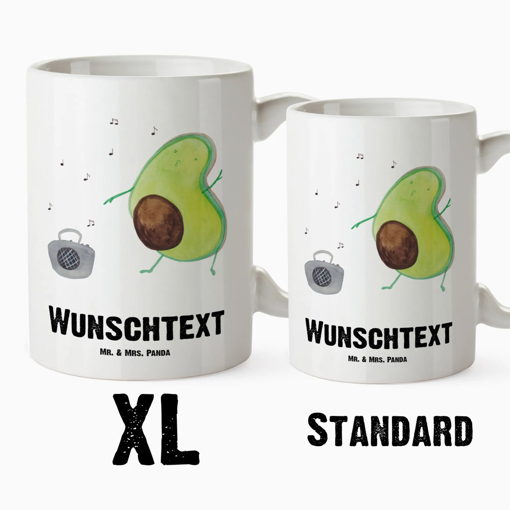 Personalised XL cup avocado Dance avocado, vegetables
