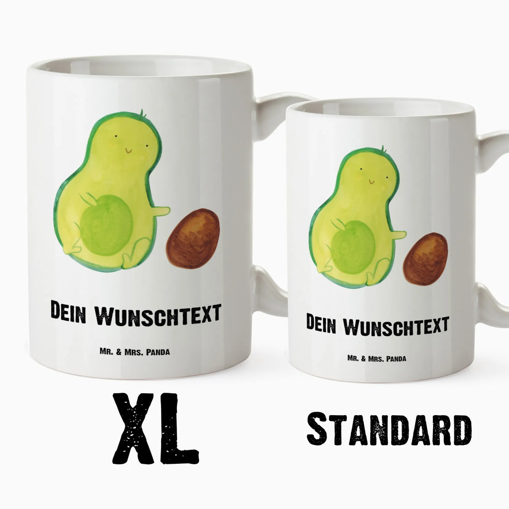 Personalised XL cup avocado core rolls avocado, vegetables, avocados, pregnancy, love, baby, birthday, for birth, big love, first child, baby party, infant, birth, child