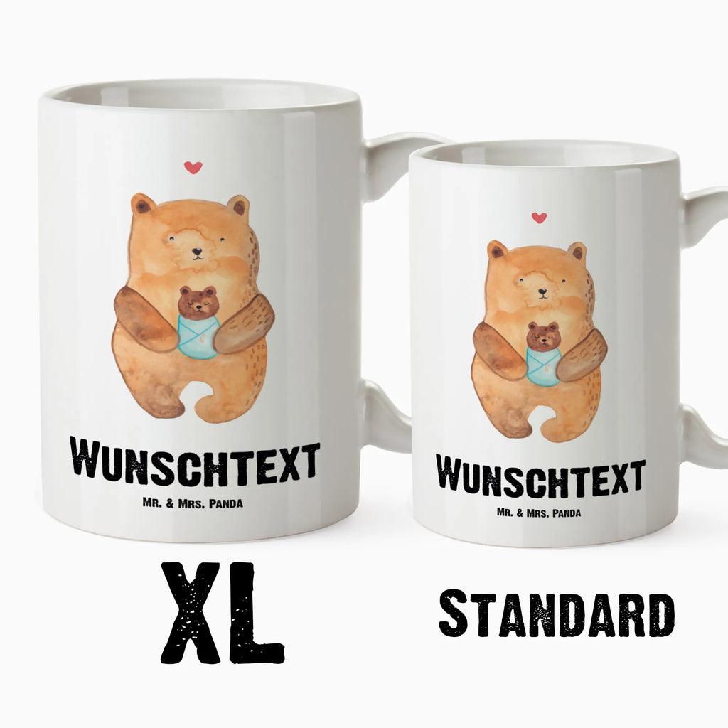 Personalisierte XL Tasse Bär Baby, Geburtstag, Mutter, Nichte, Eltern