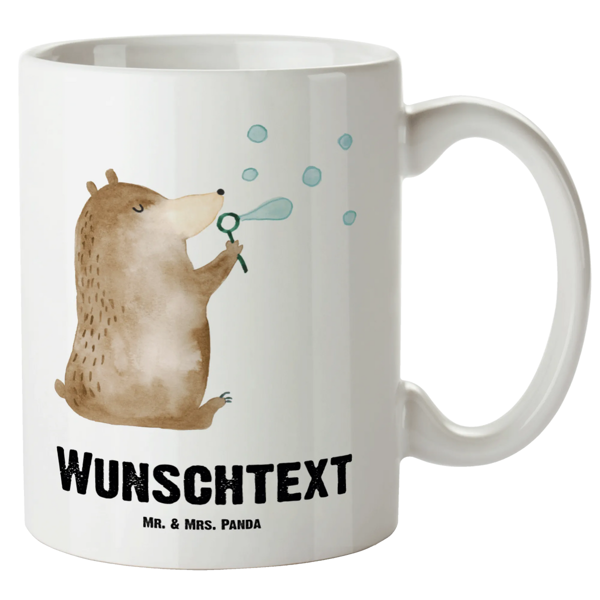 Personalised XL cup bear soap bubbles bear, teddy, teddy bear, cuddly toy, Soap Bubbles Bear Funny Being Happy Sad Happy