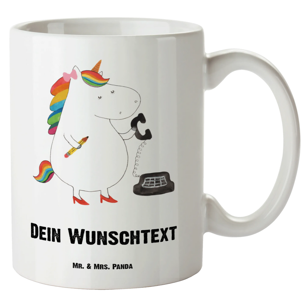 Personalised XL cup unicorn secretary unicorn, unicorns, Secretary, gift colleg, office worker, office, tax office, attorney, office help, secretary present