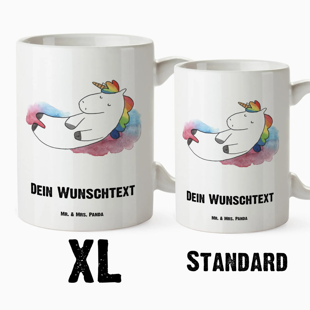 Personalised XL cup unicorn cloud 7 unicorn, unicorns, smile, Unicorn, faith, in love, reality, gift, witty, people, Funny