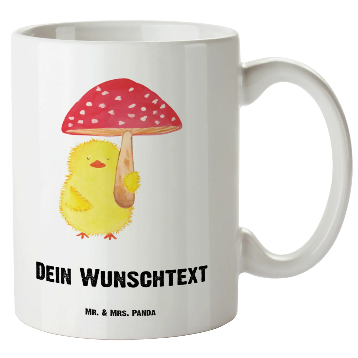Personalised XL cup chick toadstool Easter, Easter bunny, Chicks, Happy Easter, Easter greetings, Lucky, Toadstool