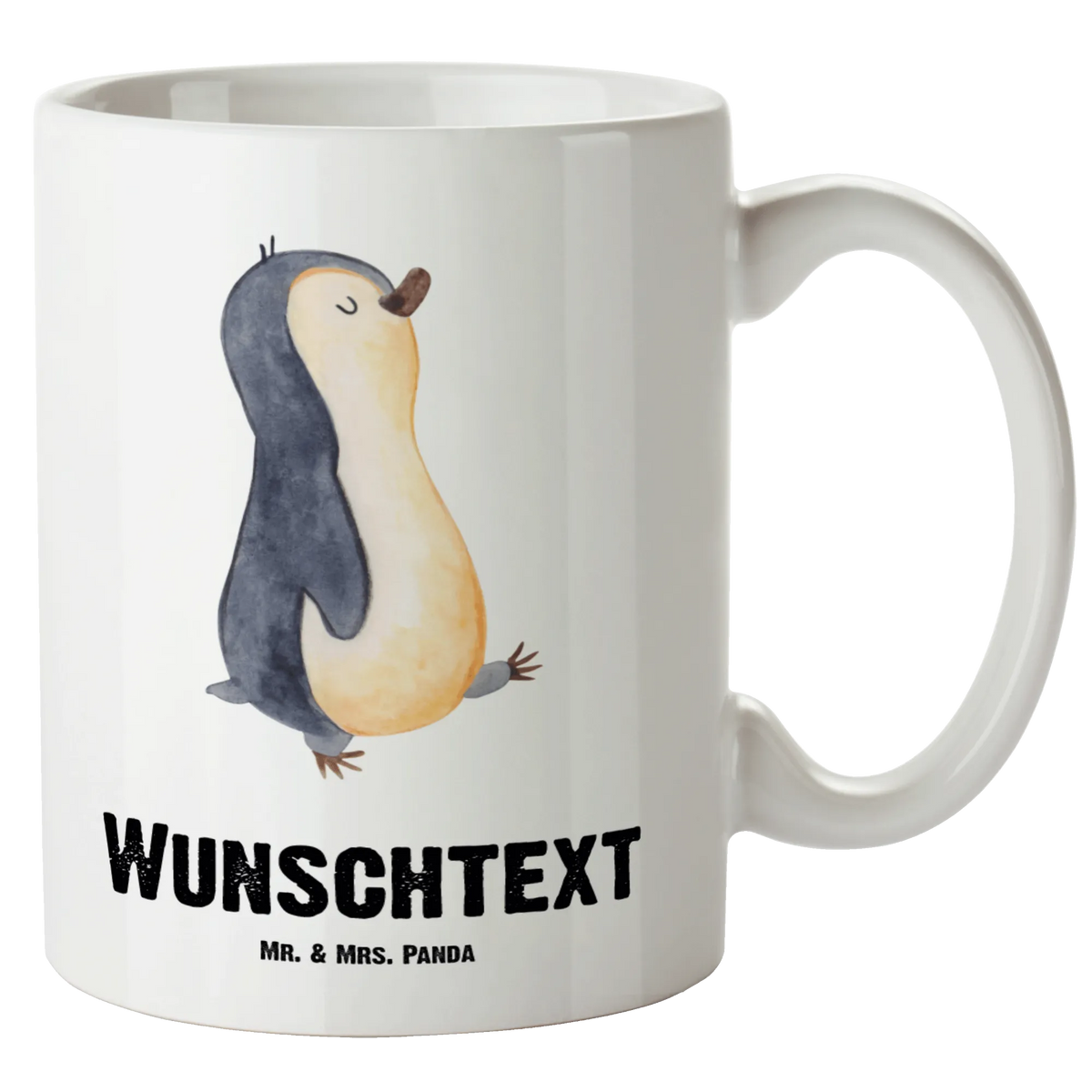 Personalizowany XL kubek Pingwin maszerować Pinguin