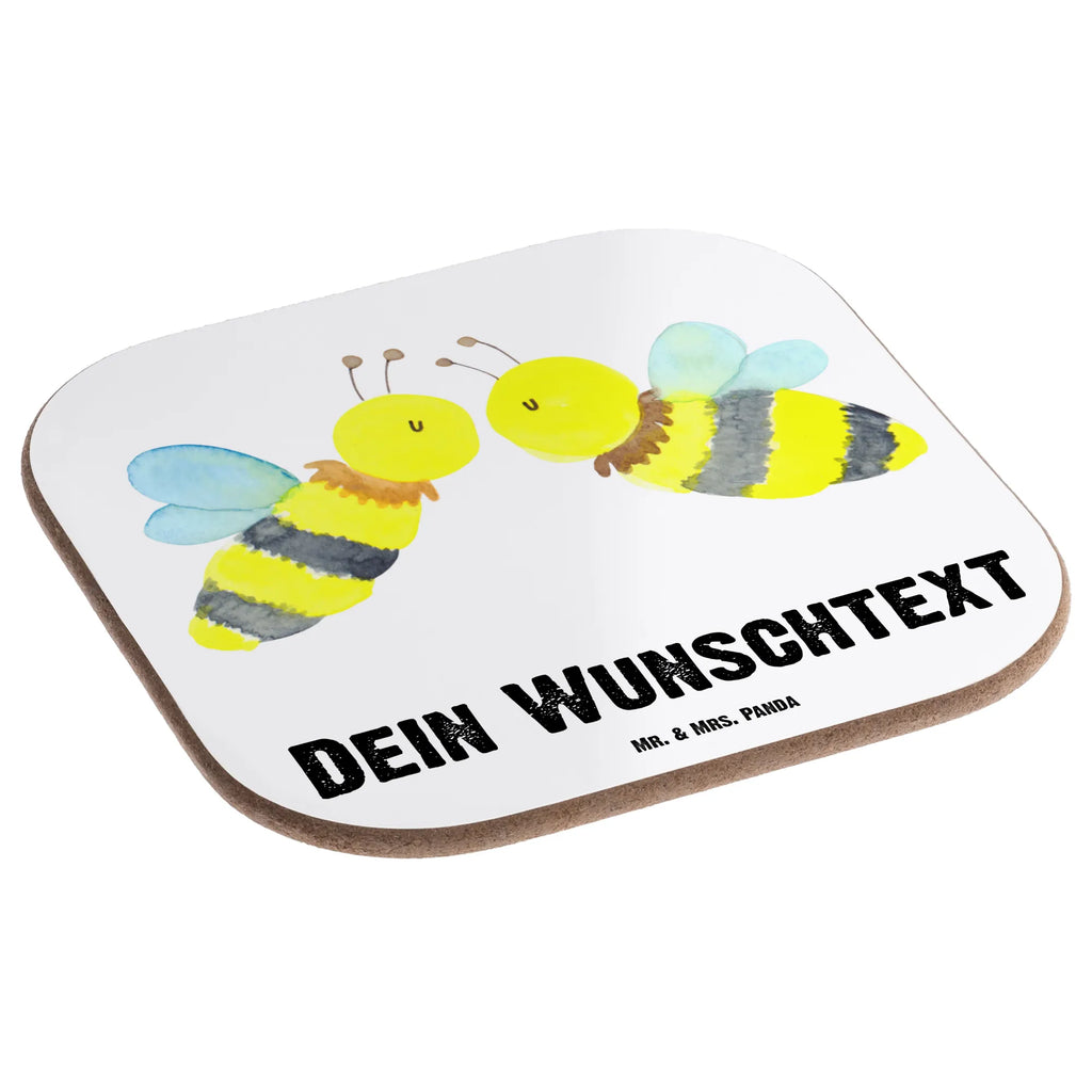 Personalised coaster bee Love Bee, wasp, bumblebee