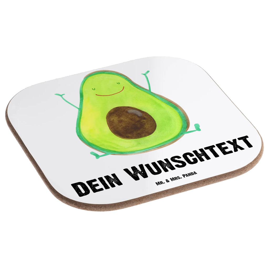 Personalisierte Untersetzer Avocado Happy Peronalisierte Untersetzer Gläser, PErsonalisierte Bierdeckel, Personalisierte Untersetzer, Personalisierte Glasuntersetzer, Bedrucken, Personalisiert Getränkeuntersetzer, Personalisieren, Namensaufdruck, Untersetzer mit Namen, Avocado, Veggie, Vegan, Gesund, Chaos