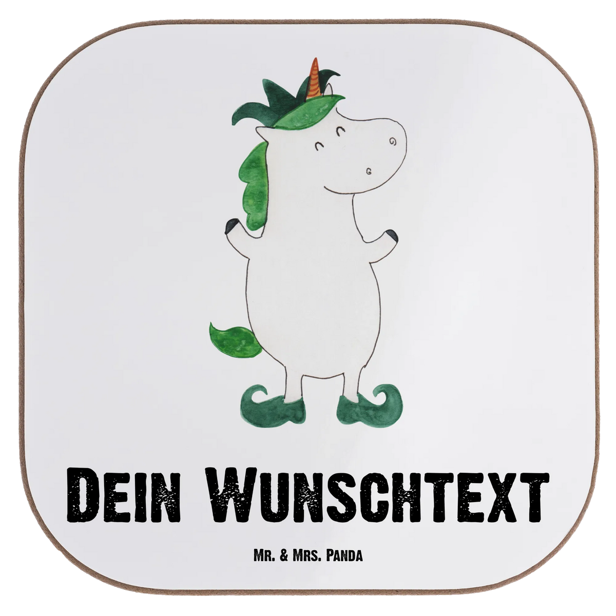 Personalised coaster unicorn joker unicorn, unicorns, Unicorn, Middle Ages, Juggler, Court Jester, Punch