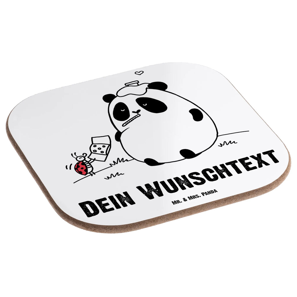 Personalised coaster Panda Get well soon Peronalisierte Untersetzer Gläser, Personalisieren, Untersetzer mit Namen, PErsonalisierte Bierdeckel, Bedrucken, Personalisierte Glasuntersetzer, Namensaufdruck, Personalisiert Getränkeuntersetzer, Personalisierte Untersetzer