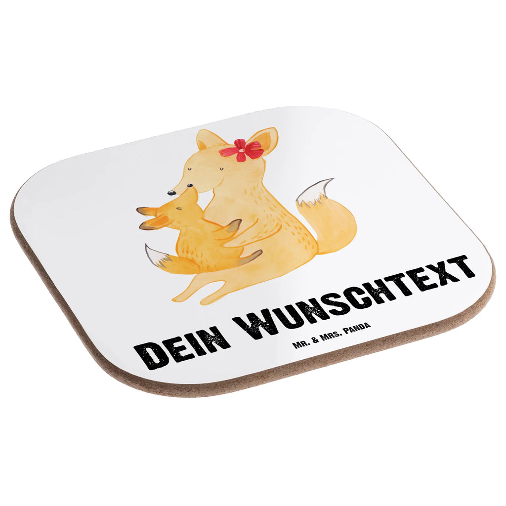 Personalised coaster Fox mummy Family, Father's Day, Mother's Day, brother, sister, Mom, Dad, mom, mother, best daughter, favourite daughter, daughter, present