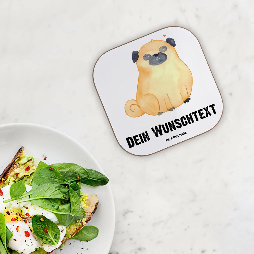 Personalisierte Untersetzer Mops PErsonalisierte Bierdeckel, Namensaufdruck, Peronalisierte Untersetzer Gläser, Bedrucken, Untersetzer mit Namen, Personalisierte Untersetzer, Personalisierte Glasuntersetzer, Personalisieren, Personalisiert Getränkeuntersetzer, Hund, Hundemotiv, Haustier, Hunderasse, Tierliebhaber, Hundebesitzer, Sprüche, Mops, Hundeliebe, Liebe