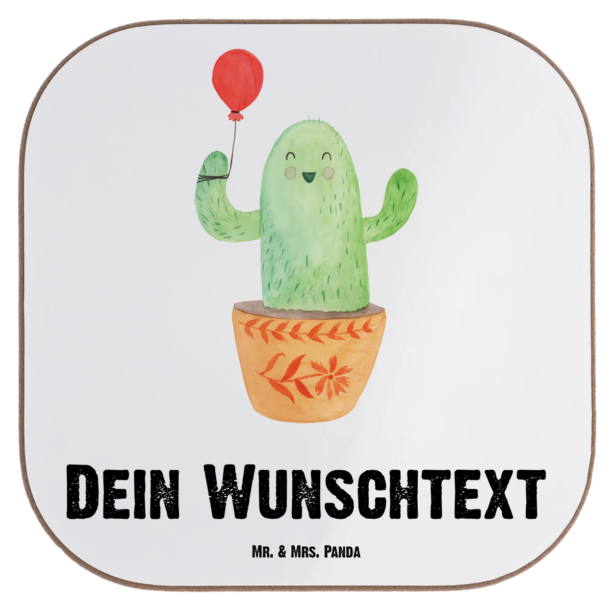 Personalised coaster cactus balloon cactus, cactuses, plants, cactus plant, small green cactus, stress, office life, boyfriend, exam, cacti, balloon, joy, education, new start, girlfriend, office