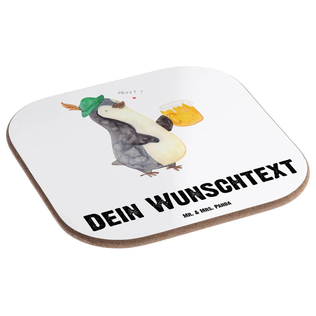 Personalised coaster Penguin Beer Penguin, North Pole, Winter, Penguins, penguins, Oktoberfest, beer