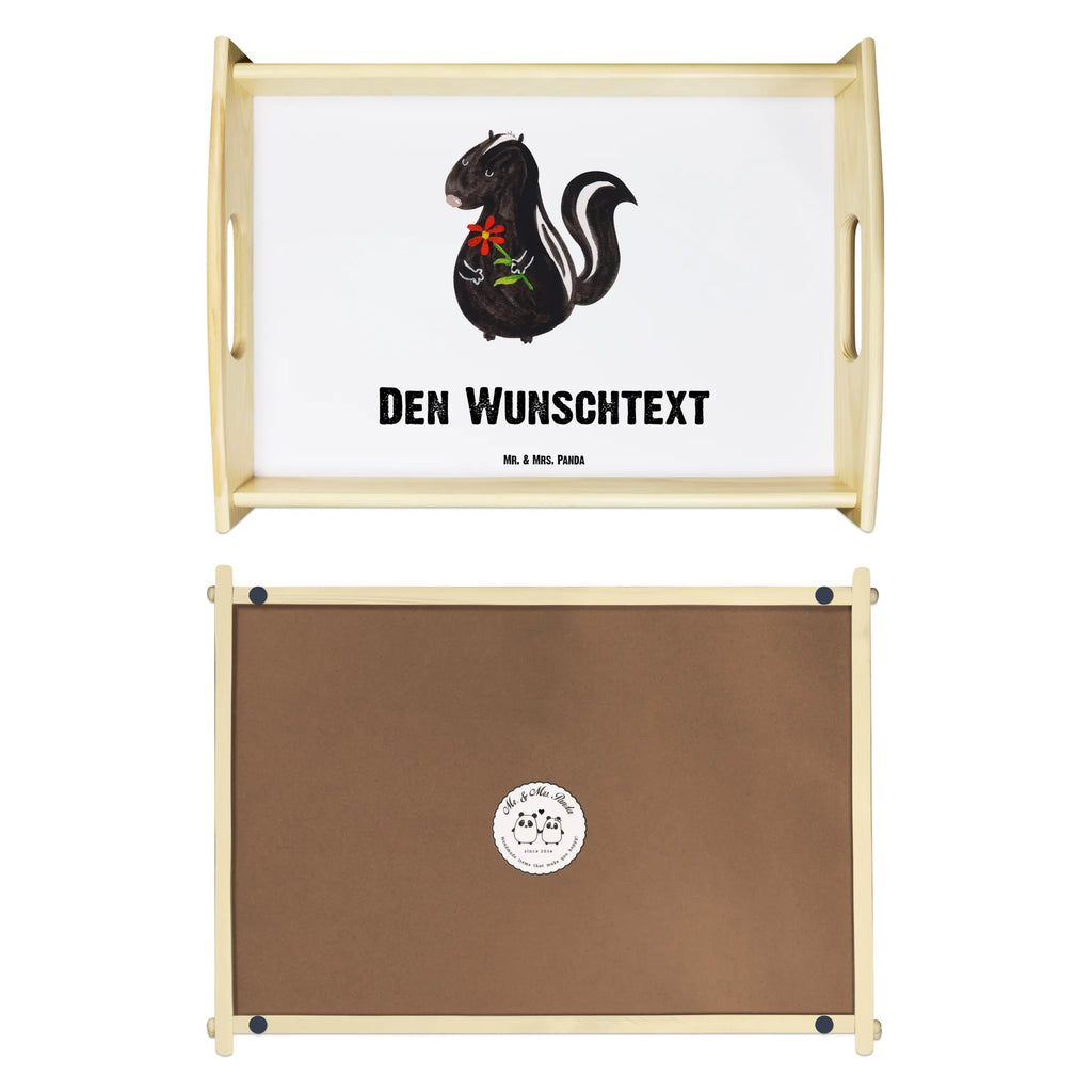 Personalisiertes Serviertablett Stinktier Blume Personalisiertes Serviertablett, Serviertablett mit Namen, Personalisiertes Frühstückstablett, Personalisiertes Tablett, Personalisiertes Dekotablett, Personalisiertes Holztablett, Personalisiertes Küchentablett, Tablett mit Namen, Stinktier, Skunk, verträumt, Stinki, Dreams, Wildtier, Tagträumer, Raubtier, Stinker, Träume