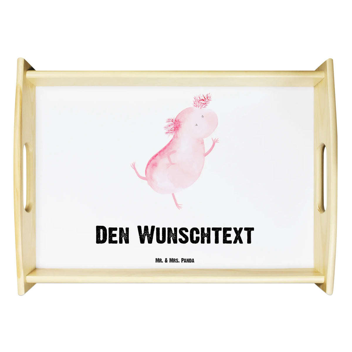 Spersonalizowana taca serwisowa aksolotl tańczyć Axolotl, Molch