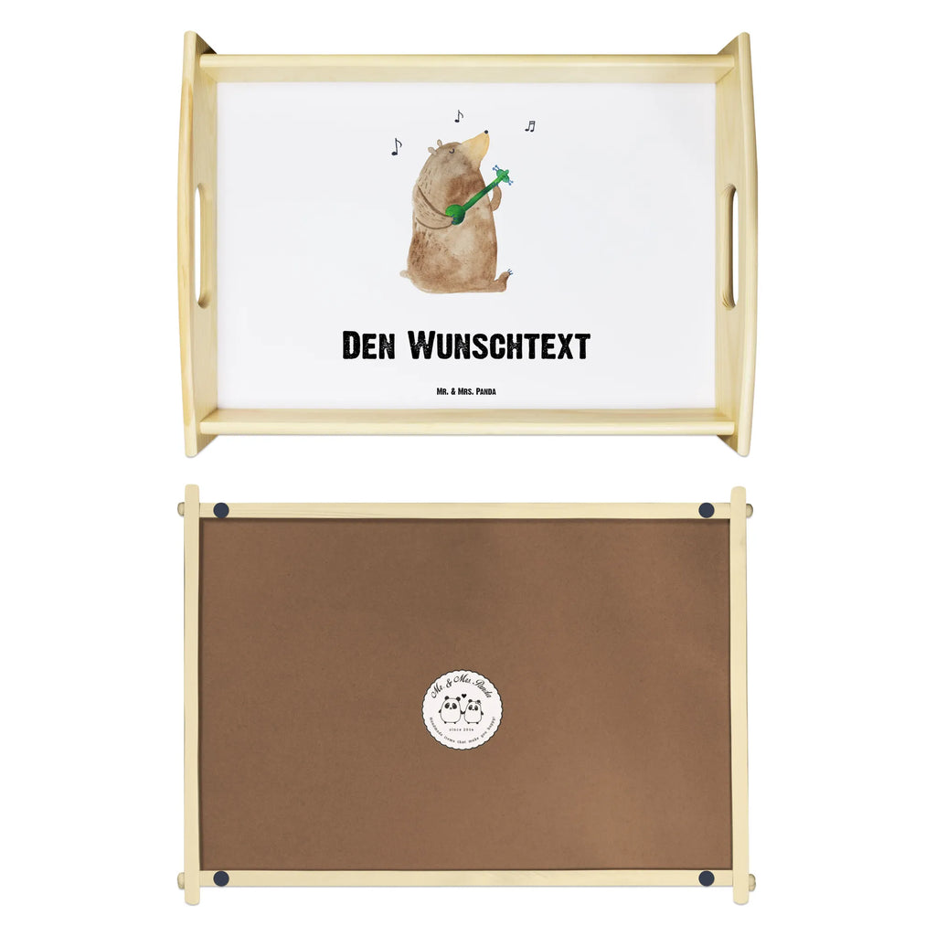 Personalisiertes Serviertablett Bär Gitarre Personalisiertes Frühstückstablett, Personalisiertes Tablett, Personalisiertes Holztablett, Personalisiertes Küchentablett, Personalisiertes Dekotablett, Serviertablett mit Namen, Tablett mit Namen, Personalisiertes Serviertablett, Bär, Teddy, Teddybär