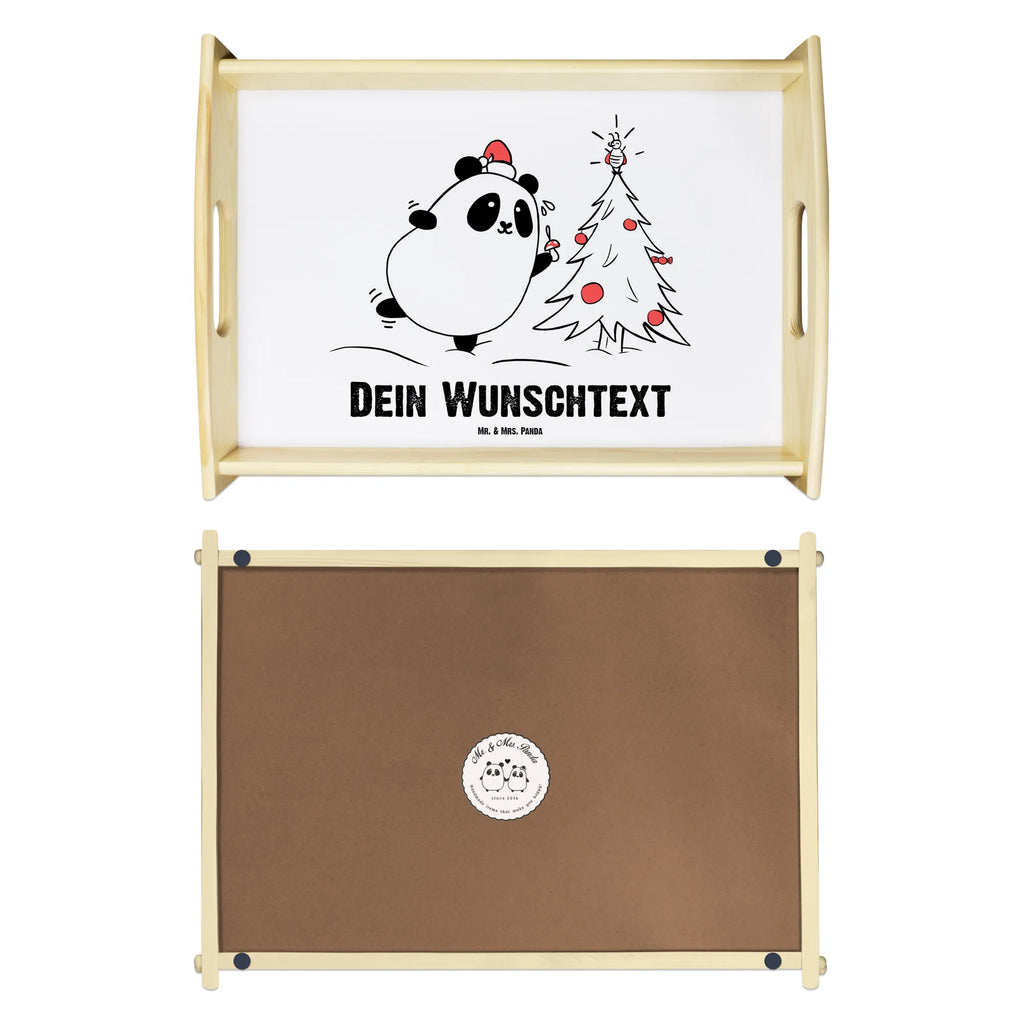 Spersonalizowana taca serwisowa Panda Okres świąteczny Tablett mit Namen, Betttablet, Personalisiertes Küchentablett, Personalisiertes Tablett, Service Tablett, Serviertablett mit Namen, Personalisiertes Holztablett, Personalisiertes Frühstückstablett, Personalisiertes Serviertablett, Tablett mit Henkel, Personalisiertes Dekotablett