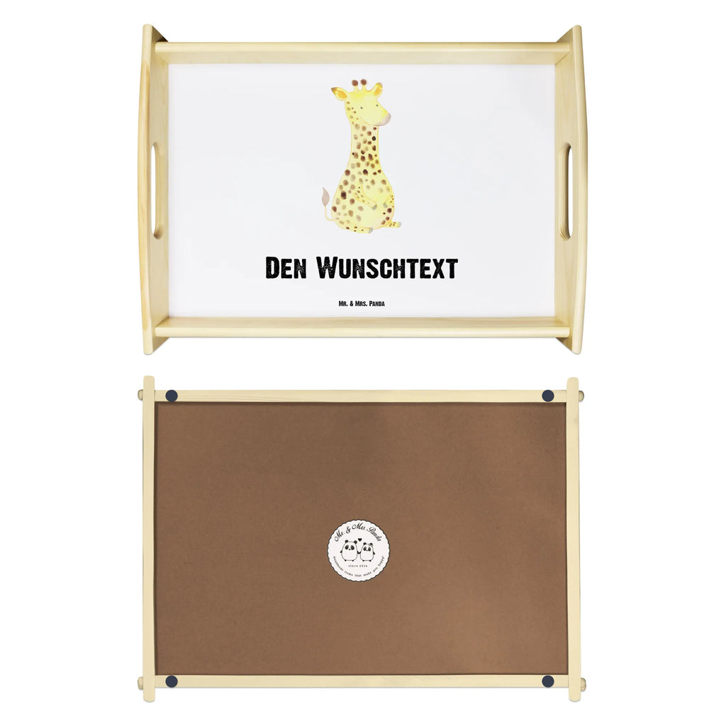 Personalisiertes Serviertablett Giraffe Zufrieden Personalisiertes Serviertablett, Personalisiertes Frühstückstablett, Service Tablett, Betttablet, Personalisiertes Küchentablett, Personalisiertes Holztablett, Personalisiertes Tablett, Serviertablett mit Namen, Tablett mit Namen, Personalisiertes Dekotablett, Tablett mit Henkel, Afrika, Wildtiere, Abenteuer, Glück, Zufrieden, Giraffe