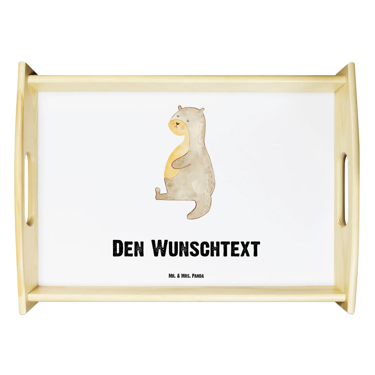 Personalised serving tray otter Belly otter, marten, sea otter, European otter, water mammal, aquatic animal, baby otter, predator, water, otter gifts, animal lover, gift ideas for animal lovers, animal, mammal, water animal, gifts for people in love, Otter Sea Otter Lake Otter