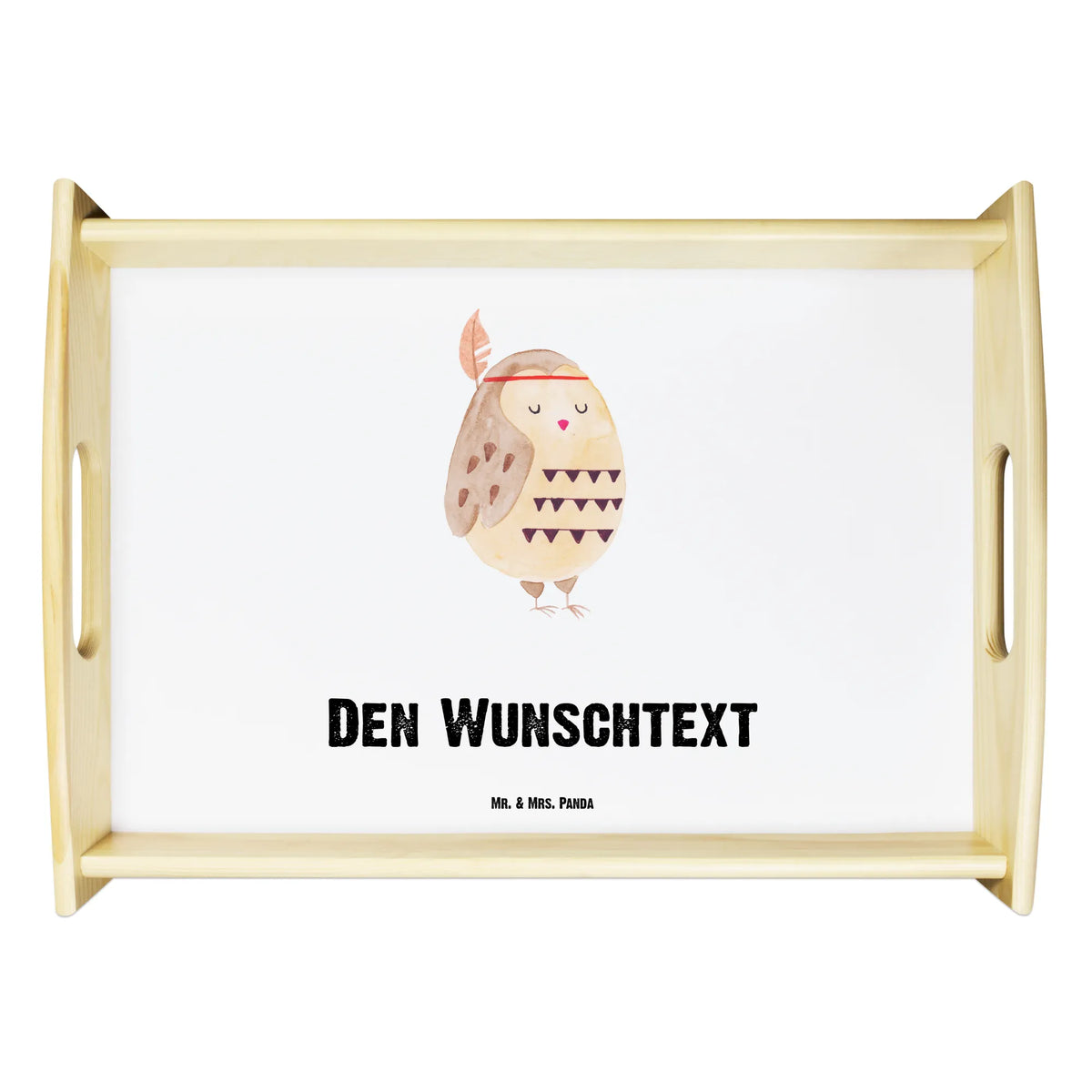Personalised serving tray Owl feather headdress owl, forest animal, bird, nocturnal, gift ideas, birthday present, illustrated, funny, romantic gift, owl decor, Feather decoration, Decoration, Owl, Travel saying, Owl decoration, Beautiful saying, Life is an adventure, Indian saying