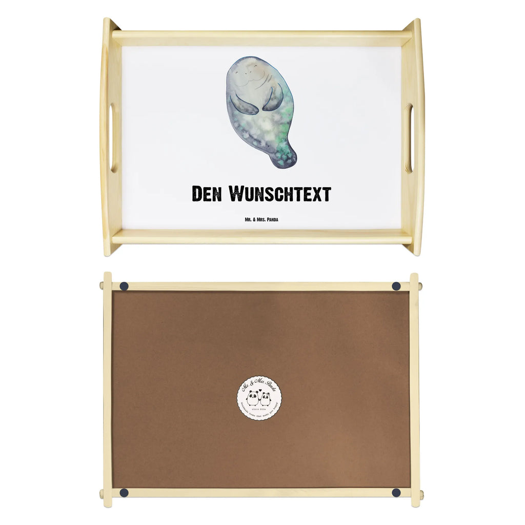 Personalised serving tray manatee happy Seafood, aquatic animals, ocean, sea, fish, shells, corals, reef, whale, narwhal, sea urchin, lobster, platypus, turtle, manatee, crocodile, orca, shrimp, gifts for seafood lovers, water world, underwater animals, underwater world, vacation, deep sea, seafood fans, gift ideas, seafood decoration, seafood posters, Girlfriend, Self-love, Respect, New beginning, Carefulness, Manatees, Satisfaction, New start, Manatee, Lovesickness