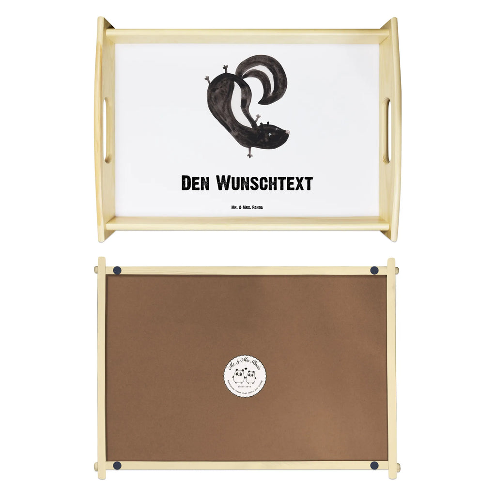 Personalisiertes Serviertablett Stinktier Handstand Personalisiertes Holztablett, Personalisiertes Tablett, Personalisiertes Serviertablett, Personalisiertes Küchentablett, Serviertablett mit Namen, Personalisiertes Dekotablett, Personalisiertes Frühstückstablett, Tablett mit Namen, Stinktier, Skunk, Stinker, Wildtier, Raubtier, Stinki, Kind, Spielplatz, verpielt