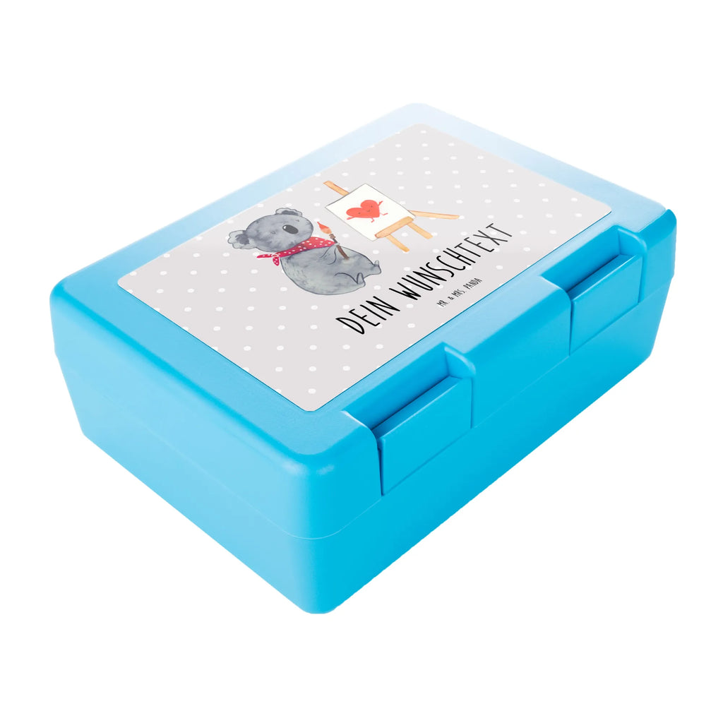 Personalised lunch box Koala bear Artist Koala, proof of love, feelings, love, artist, drawing, love gift