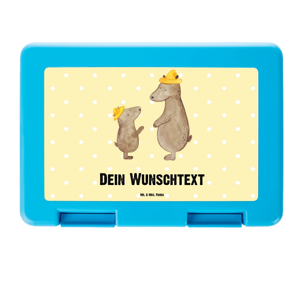 Personalised lunch box Bears with hats Family, Father's Day, Mother's Day, brother, sister, Mom, Dad, child, daddy, bear, favourite person, father, family, father's day, children, role model, son, sons, dad, father-son