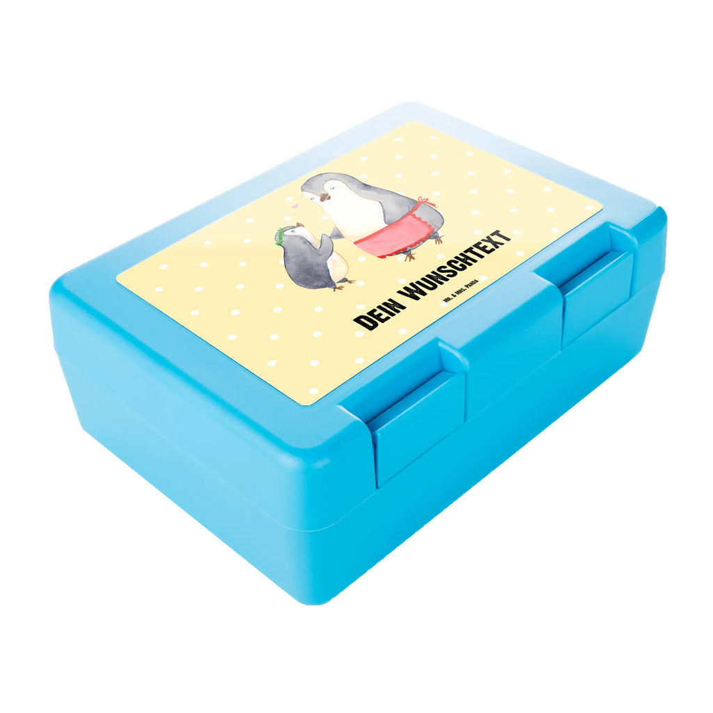 Personalised lunch box Penguin with child Family, Father's Day, Mother's Day, brother, sister, Mom, Dad, Mommy, Birthday, Gift, Mother, Mummy
