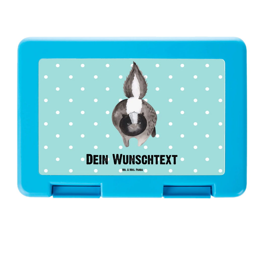 Personalised lunch box skunk attack Skunk, wild animal, skunk, stinky, predator, stinker, angry, threatening