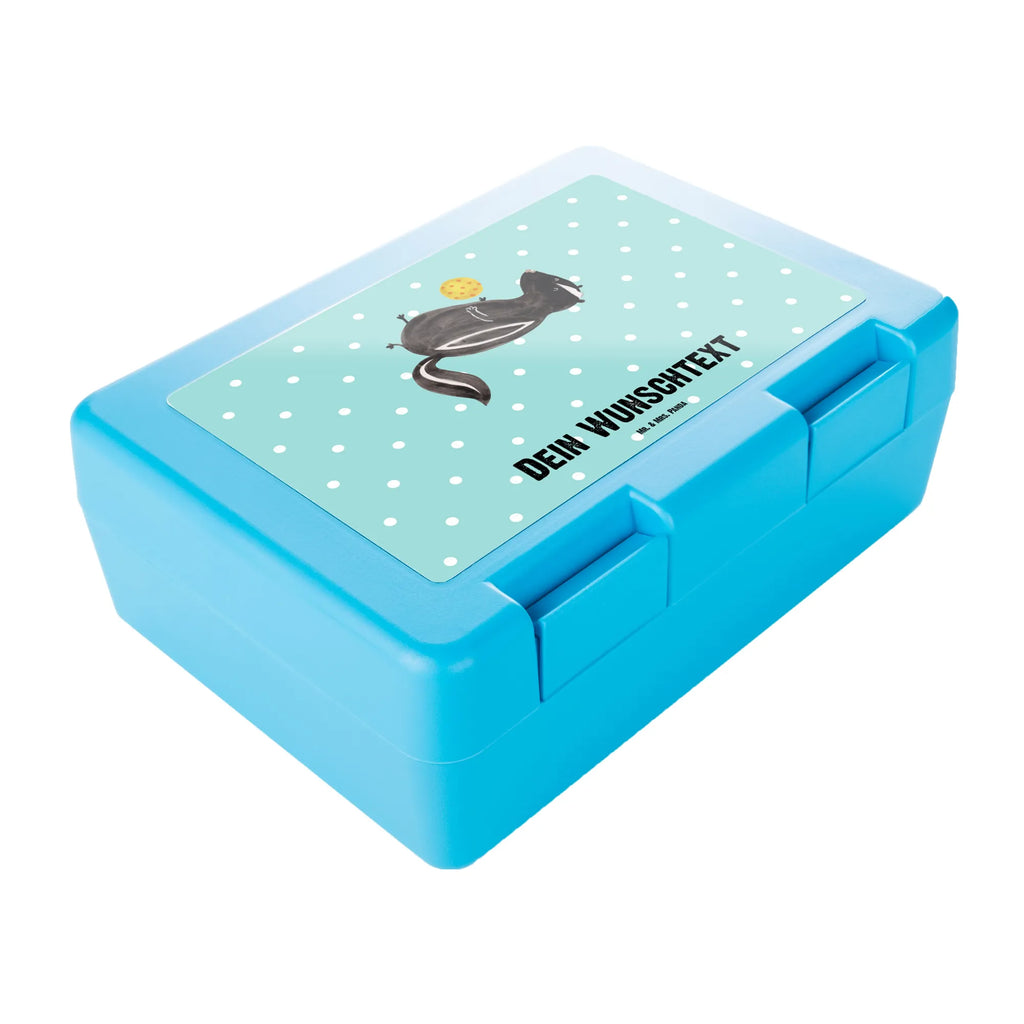 Personalised lunch box skunk ball Skunk, stinker, wisdom, playful, stinky, wild animal, skunk, predator