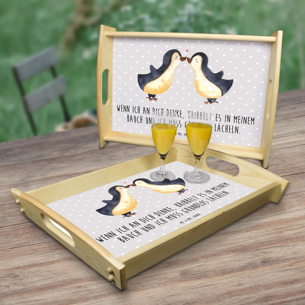 Serviertablett Pinguine Kuss Frühstückstablett, Dekotablett, Küchentablett, Serviertablett, Tablett, Holztablett, Liebe, Partner, Freund, Freundin, Ehemann, Ehefrau, Heiraten, Verlobung, Heiratsantrag, Liebesgeschenk, Jahrestag, Hocheitstag, Mitbringsel, für Männer, Geschenk für Frauen, für Ehemann, Geschenk für Freundin, Geschenk für Partner, Liebesbeweis, Valentinstag, Hochzeitstag