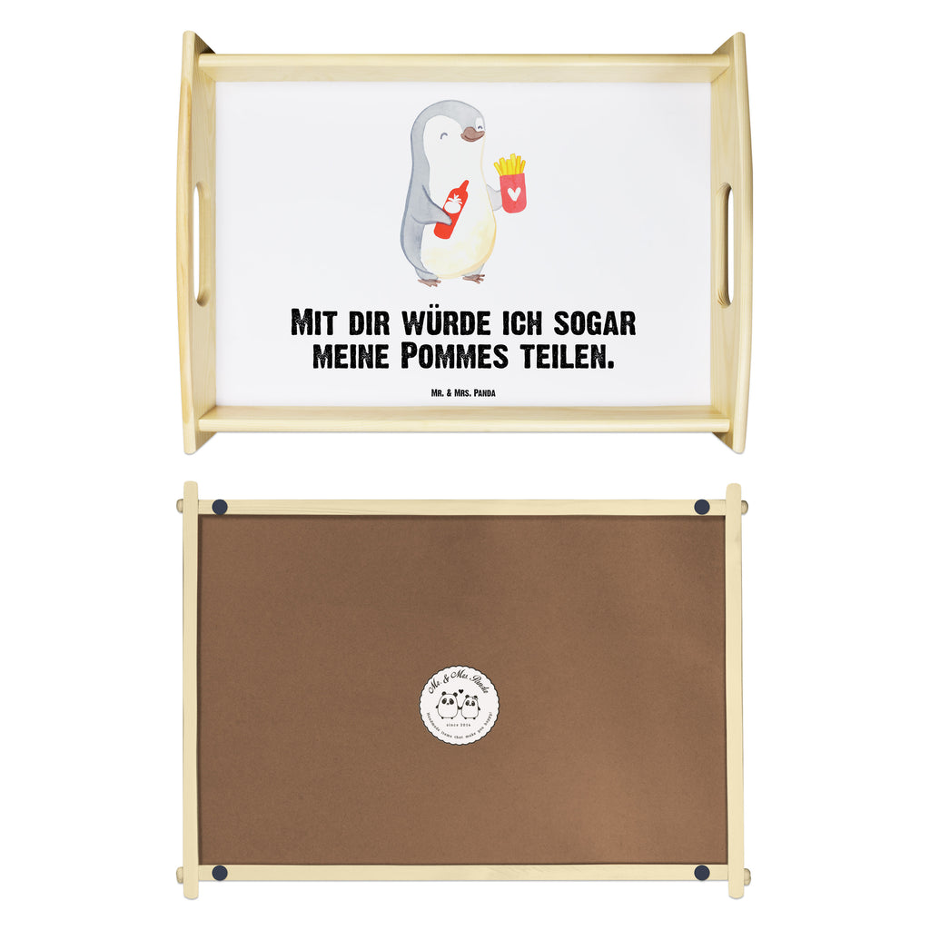 Serviertablett Pinguin Pommes Tablett, Dekotablett, Serviertablett, Holztablett, Küchentablett, Frühstückstablett, Liebe, Partner, Freund, Freundin, Ehemann, Ehefrau, Heiraten, Verlobung, Heiratsantrag, Liebesgeschenk, Jahrestag, Hocheitstag, Valentinstag, Liebesbeweis, für Männer, Hochzeitstag, Geschenk für Freundin, Geschenk für Frauen, Mitbringsel, Geschenk für Partner, für Ehemann