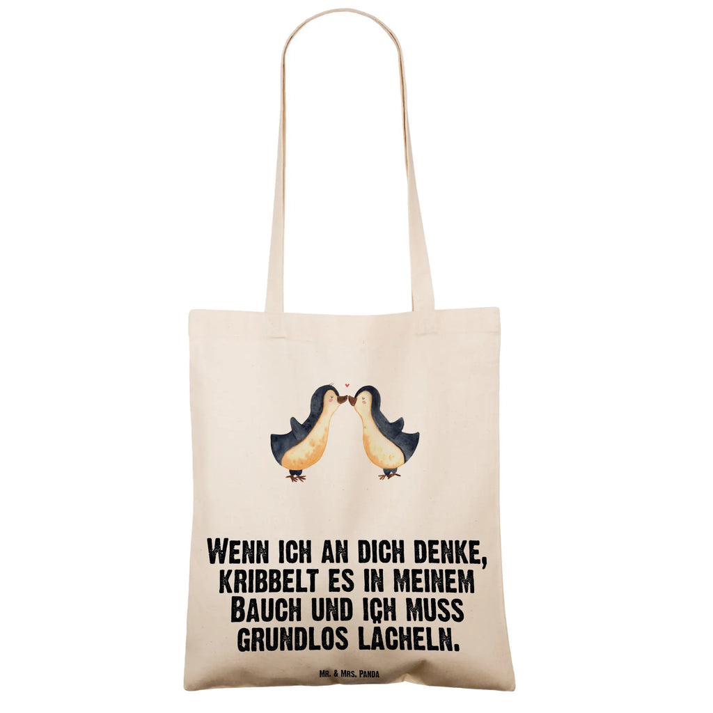 Torba Pingwiny Pocałunek Schultertasche, Jutebeutel, Einkaufstasche, Tragetasche, Stoffbeutel, Beutel, Tasche, Stofftasche, Strandtasche, Jutetasche, Umhängetasche, Badetasche, Shopper, Einkaufstüte, Laptoptasche, Beuteltasche, Liebe, Partner, Freund, Freundin, Ehemann, Ehefrau, Heiraten, Verlobung, Heiratsantrag, Liebesgeschenk, Jahrestag, Hocheitstag, Geschenk für Frauen, Geschenk für Freundin, Geschenk für Partner, Liebesbeweis, Mitbringsel, Hochzeitstag, für Männer, für Ehemann, Valentinstag