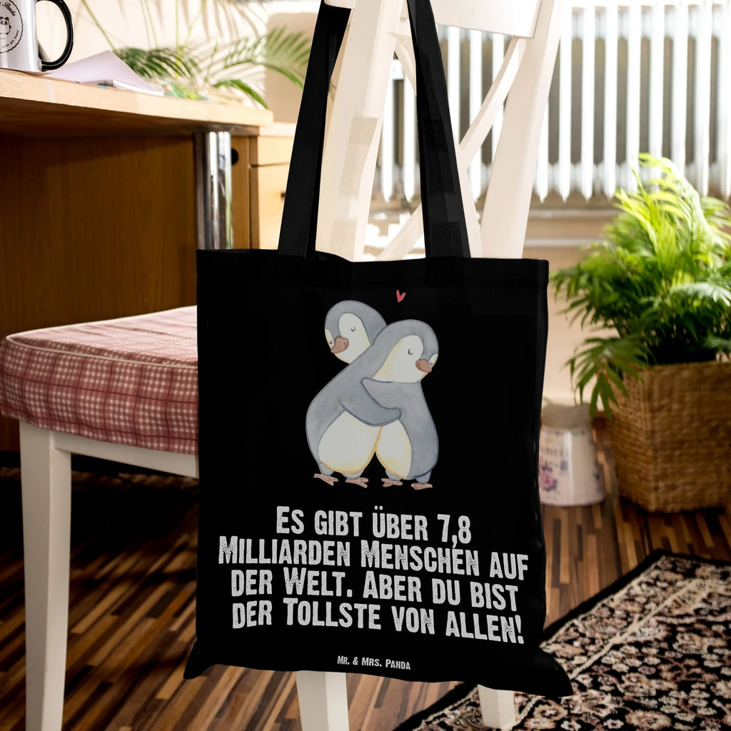 Torba pingwiny Przytulanie Tragetasche, Schultertasche, Einkaufstasche, Umhängetasche, Stofftasche, Shopper, Laptoptasche, Beutel, Badetasche, Stoffbeutel, Tasche, Jutetasche, Strandtasche, Beuteltasche, Einkaufstüte, Jutebeutel, Liebe, Partner, Freund, Freundin, Ehemann, Ehefrau, Heiraten, Verlobung, Heiratsantrag, Liebesgeschenk, Jahrestag, Hocheitstag, Geschenk für Freundin, Geschenk für Frauen, Geschenk für Partner, Hochzeitstag, für Ehemann, Liebesbeweis, Mitbringsel, Valentinstag, für Männer