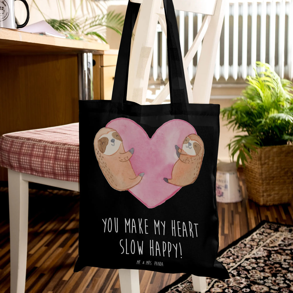 Tragetasche Faultiere Herz