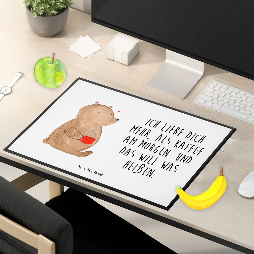 Desk pad bear morning coffee Desk pad, girl, children, underlay, desk, office, Love, Loving, Two, Together, Marriage, Engagement, Proposal of marriage, Love gift, gift for her, gift for him, anniversary gift, Valentine&#39;s Day Gift for Women Love Gift Anniversary Wedding Anniversary Party Favor Gift for Girlfriend Gift for Partner Boyfriend Gift Token of Love for Men for Husband
