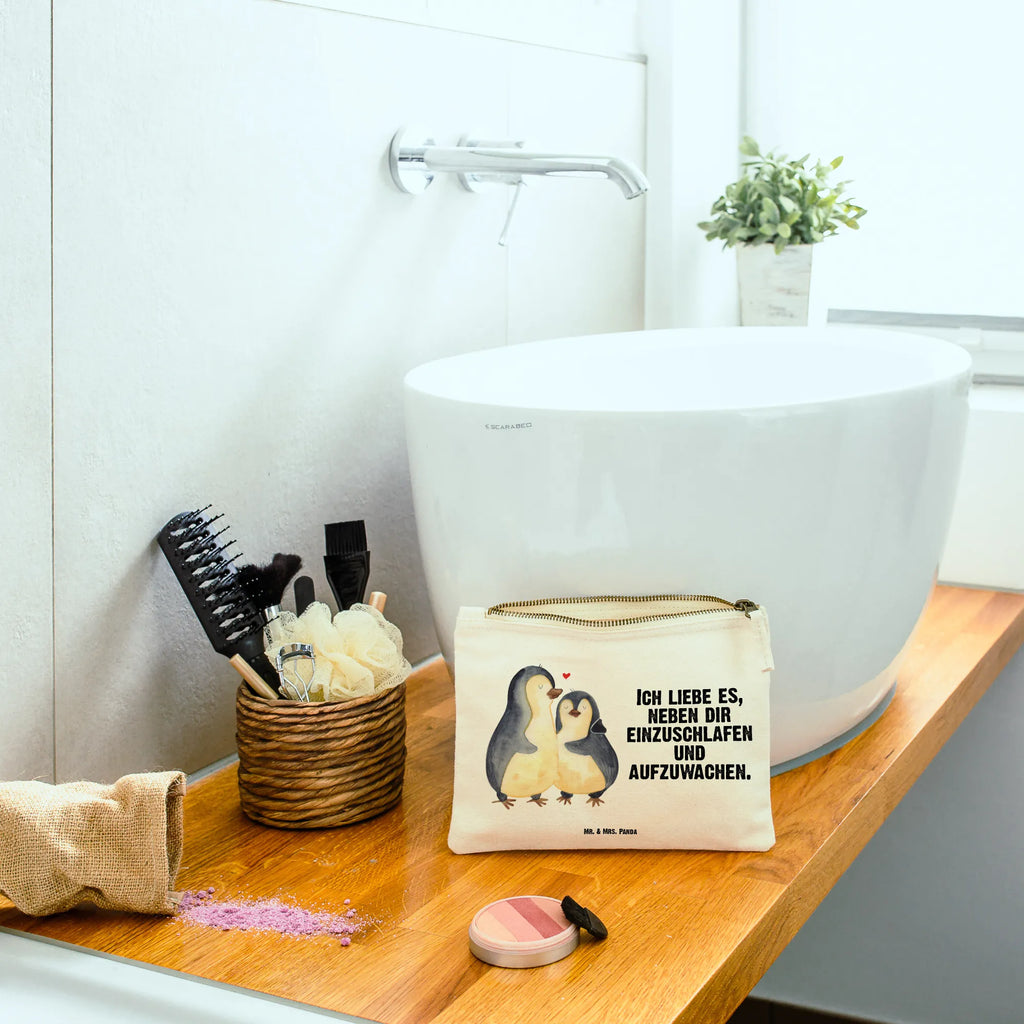 Make-up bag penguins Fall asleep Love, Loving, Two, Together, Marriage, Engagement, Proposal of marriage, Love gift, gift for her, gift for him, anniversary gift, Valentine&#39;s Day Gift for Women Love Gift Anniversary Wedding Anniversary Party Favor Gift for Girlfriend Gift for Partner Boyfriend Gift Token of Love for Men for Husband