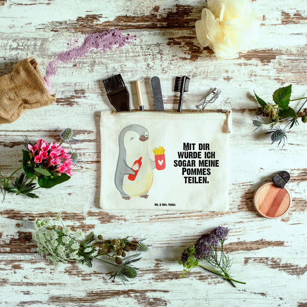Make-up bag penguin French fries Kulturbeutel, Kosmetiktasche, Etui, pencil case, utensilientasche, Federmappe, Mäppchen, kosmetiktäschchen, Schminktasche, Kosmetikbeutel, aufbewahrungsbeutel, Stiftemäppchen, Waschtasche, aufbewahrungstasche, Kulturtasche, toiletry bag, beauty tasche, Schminktäschchen, Schlampermäppchen, Waschbeutel, pinsel tasche, beauty case, Schminkbeutel, Freundin, Freund, Liebe, Liebesgeschenk, Jahrestag, Verlobung, Partner, Ehemann, Ehefrau, Heiraten, Heiratsantrag, Hocheitstag, Mitbringsel, Valentinstag, Hochzeitstag, Geschenk für Partner, für Männer, für Ehemann, Geschenk für Frauen, Geschenk für Freundin, Liebesbeweis