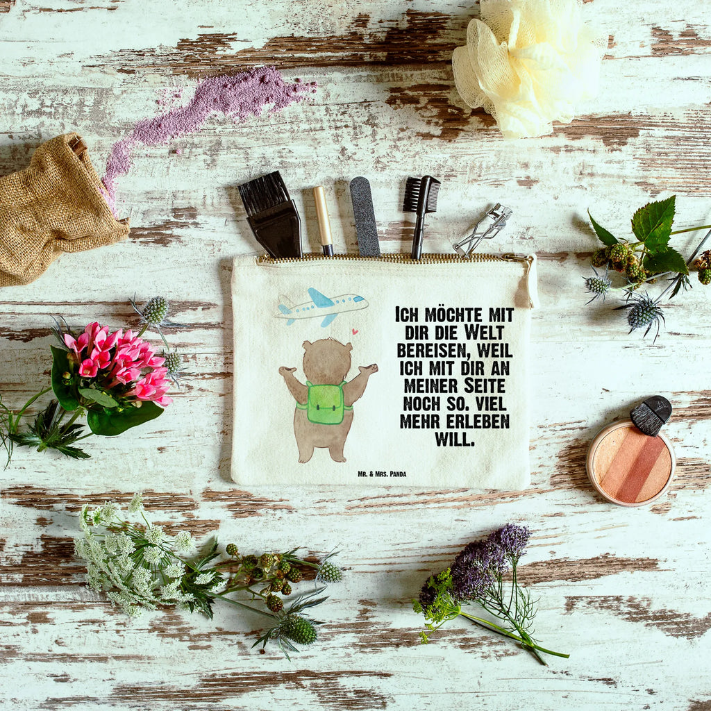 torebka na makijaż niedźwiedź samolot aufbewahrungsbeutel, Schminkbeutel, Schminktäschchen, Schlampermäppchen, kosmetiktäschchen, Etui, Mäppchen, Kulturtasche, beauty case, Kulturbeutel, utensilientasche, Federmappe, Kosmetikbeutel, Stiftemäppchen, beauty tasche, Waschtasche, Kosmetiktasche, Schminktasche, aufbewahrungstasche, pencil case, Waschbeutel, pinsel tasche, toiletry bag, Freundin, Freund, Liebe, Liebesgeschenk, Jahrestag, Verlobung, Partner, Ehemann, Ehefrau, Heiraten, Heiratsantrag, Hocheitstag, Liebesbeweis, Geschenk für Partner, Valentinstag, Hochzeitstag, für Männer, für Ehemann, Geschenk für Frauen, Mitbringsel, Geschenk für Freundin
