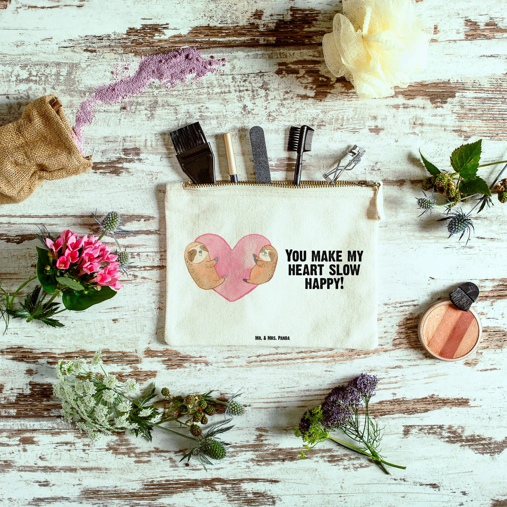 Make-up bag sloths Heart Love, Loving, Two, Together, Marriage, Engagement, Proposal of marriage, Love gift, gift for her, gift for him, anniversary gift, Valentine&#39;s Day Gift for Women Love Gift Anniversary Wedding Anniversary Party Favor Gift for Girlfriend Gift for Partner Boyfriend Gift Token of Love for Men for Husband
