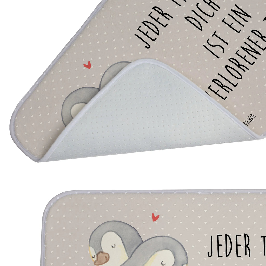 dywanik łazienkowy Pingwiny Przytulanie Miłość, partner, przyjaciel, przyjaciółka, mąż, żona, wesele, zaręczyny, prośba o rękę, prezent miłosny, rocznica, dzień ślubu