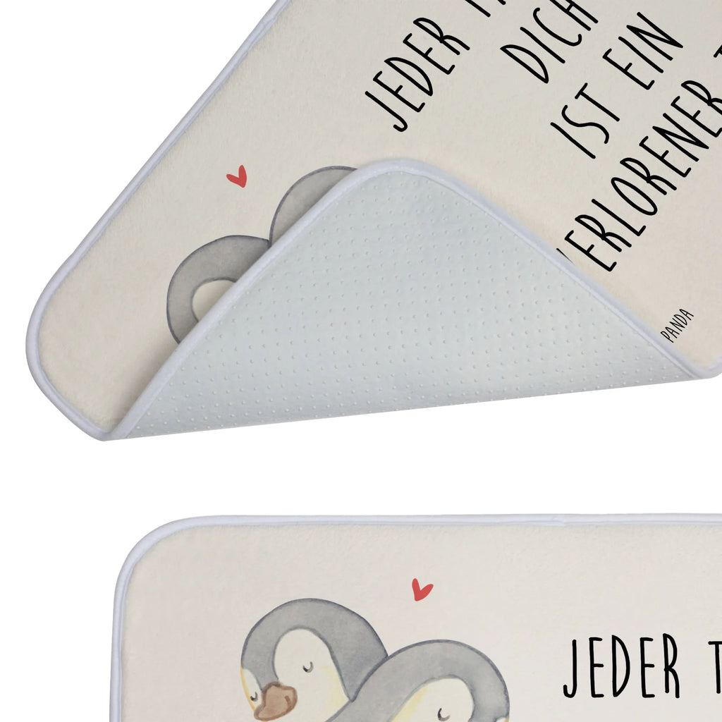 dywanik łazienkowy Pingwiny Przytulanie Miłość, partner, przyjaciel, przyjaciółka, mąż, żona, wesele, zaręczyny, prośba o rękę, prezent miłosny, rocznica, dzień ślubu