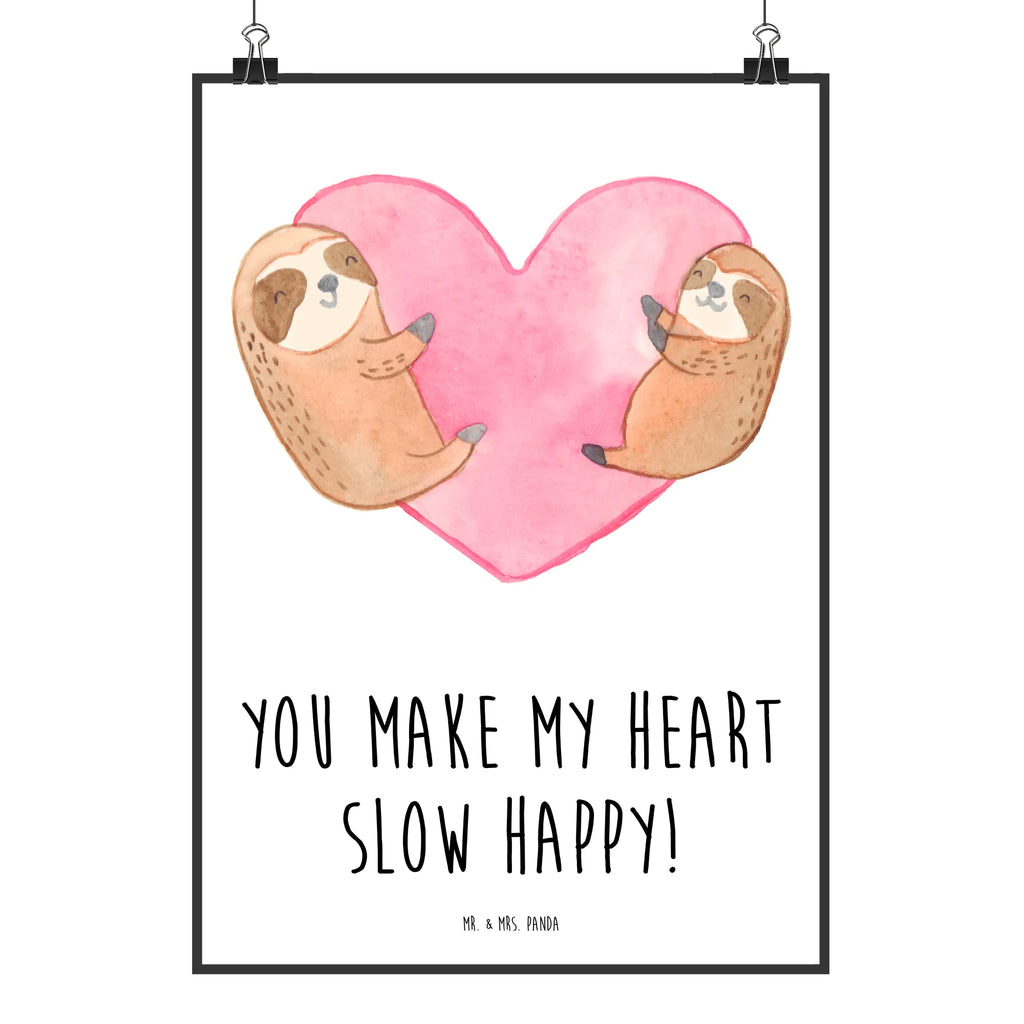 Poster Faultiere Herz kunst für die wand, Plakat, Wandposter, Kunstdruck, Wandbild, wandkunst, Bild für Wand, grafikposter, Bild, wanddeko, Mr. & Mrs. Panda Poster, drucke, Wandschmuck, Poster, Posterdruck, wanddruck, Deko Bild, Wanddekoration, kunstdruck poster, Wanddeko Bild, Designposter, kunstposter, Verlobung, Hocheitstag, Freund, Partner, Heiraten, Liebe, Heiratsantrag, Ehefrau, Freundin, Liebesgeschenk, Jahrestag, Ehemann, Geschenk für Partner, Liebesbeweis, Geschenk für Frauen, für Ehemann, Mitbringsel, Valentinstag, Geschenk für Freundin, Hochzeitstag, für Männer